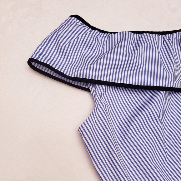 J. Crew Ruffle One Shoulder Top - Picture 4 of 10